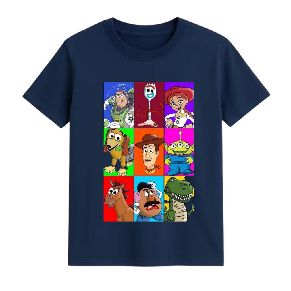 Camiseta Toy Story Infantil Unissex 100% Algodão Estampada Envio Imediato