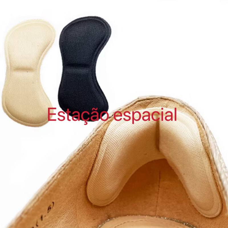 kit 6 de Palmilha de Espuma para Calcanhar Anti-Bolha | Deixa Sapato Mais Justo, Confortável para Sapato Social e Salto