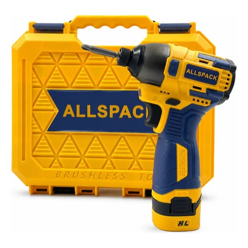 Parafusadeira Compacta De Arranque 48V Sem Fio Profissional 2 Baterias Recarregáveis Com Maleta E Acessórios