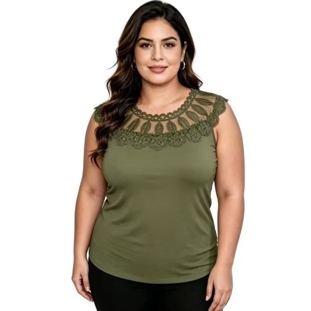 BLUSA FEMININA RENDAS DELICADAS PLUS SIZE ELEGANTE E CASUAL
