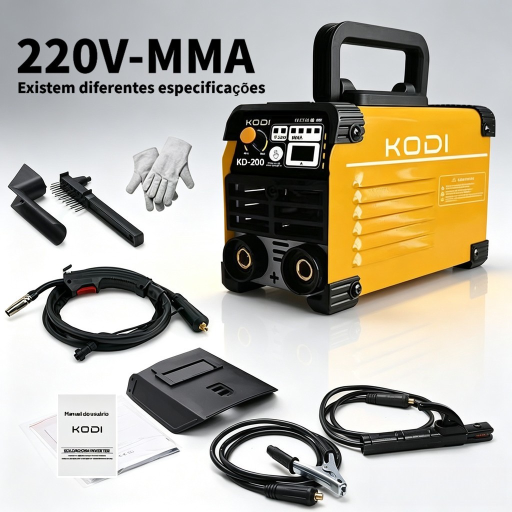 Máquina de Solda 5 em 1 MIG/MMA/TIG Bivolt Sem Gás - D13