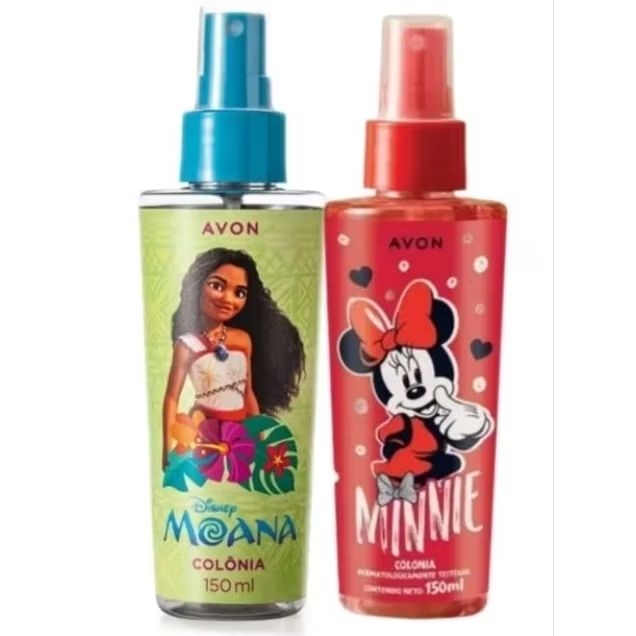 Avon kit 2 Disney perfume Minnie e Moana 150ml cada