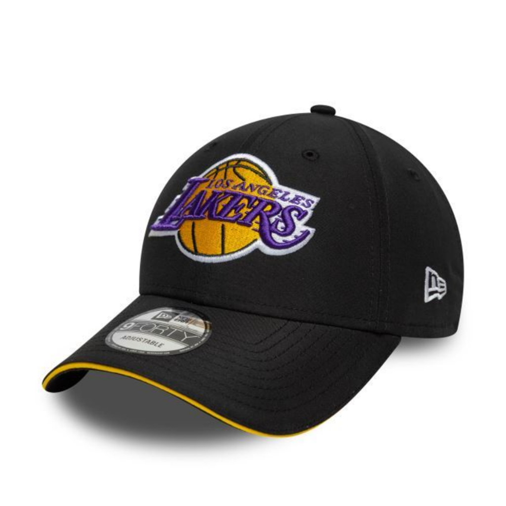 BONÉ NEW ERA 9FORTY LOS ANGELES LAKERS NBA PRETO — AJUSTÁVEL | ORIGINAL