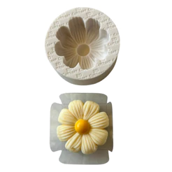Molde de Silicone para Artesanato - Flor de Cosmos