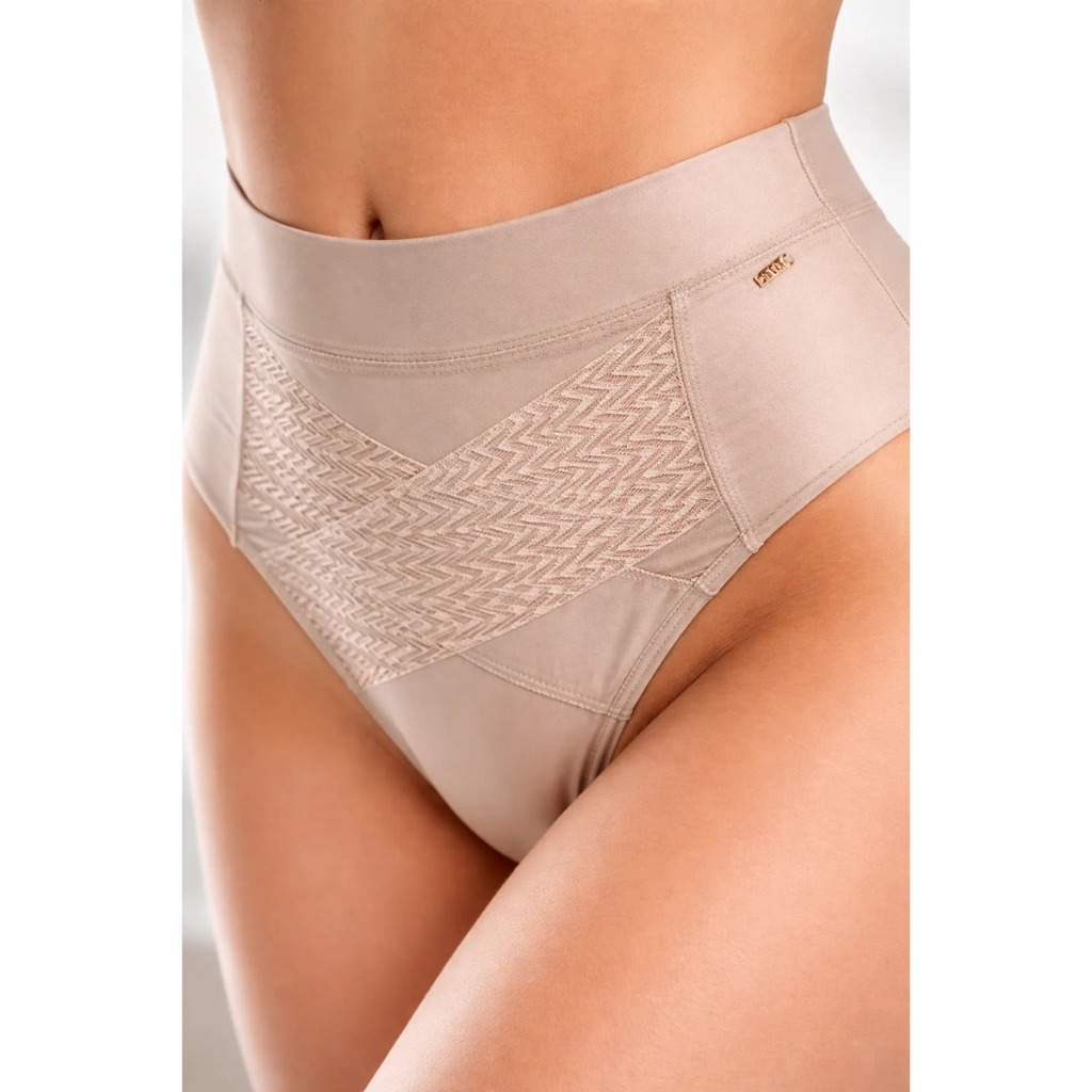 Calcinha Fio Dental Cintura Alta Power Compressão Zero Barriga Dilady