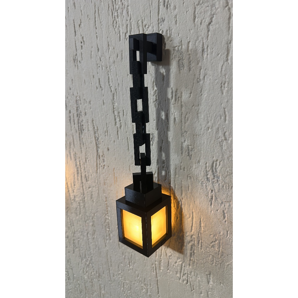 Luminária Minecraft LED - Abajur Lampião Mine pixelado Decorativo e Presente Criativo