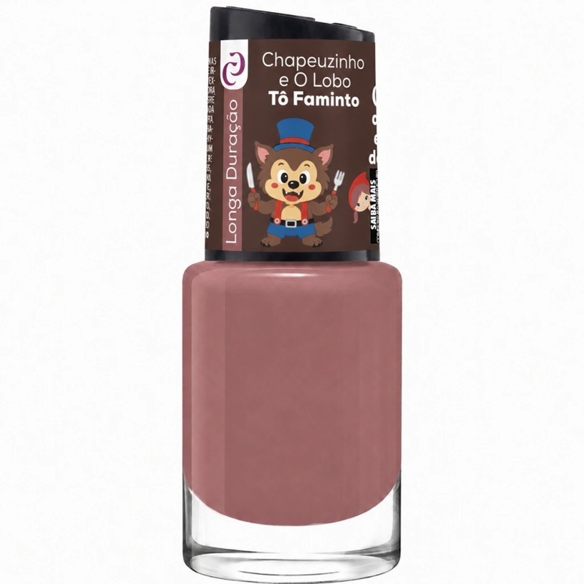Esmalte Cora 10ml Chapeuzinho e o Lobo Tô Faminto N° 587 Coleção Esmalte de Unha Secagem Rápida