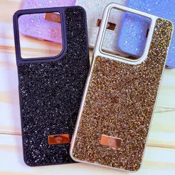 Capa Capinha Anti Impacto Premium aveludada com Glitter Brilho para Xiaomi Redmi Note 13 4G | Redmi Note 13 5G