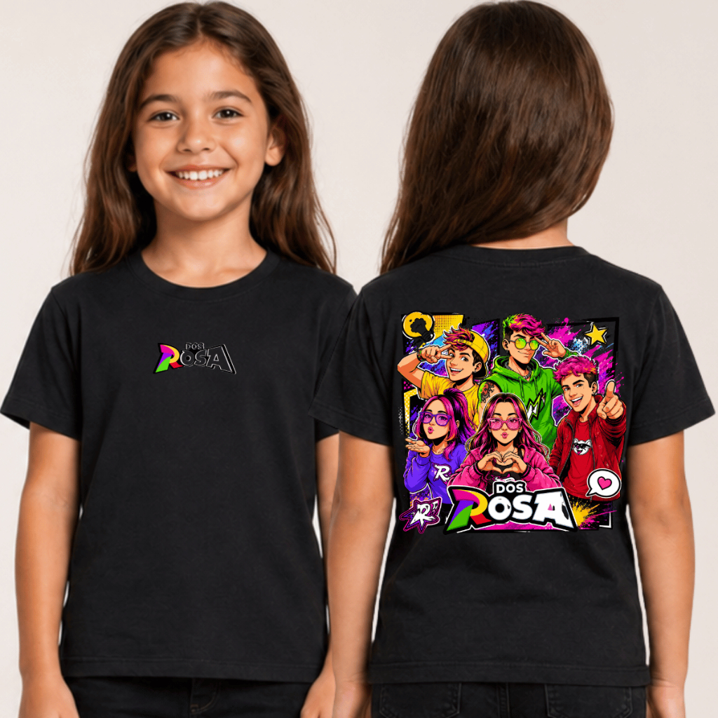 Detalhes do Camiseta Infantil Blusa Para Menina Estampa Emily Vick Os Rosas Menina Premium Emily Vick Os Rosas