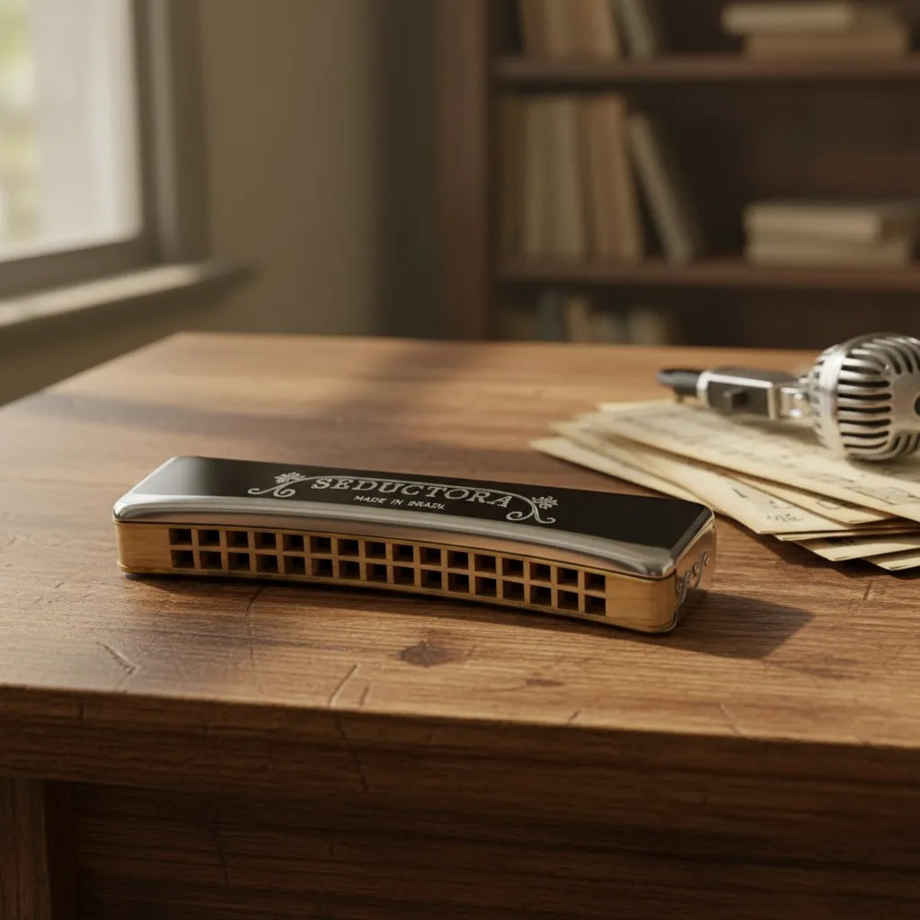 Gaita De Boca Harmônica Hering Sedutora Dó C 32 Vozes 7932c · foto 2