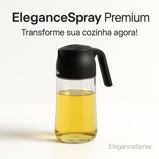 Borrifador de vidro dosador azeite vinagre 470ml prático