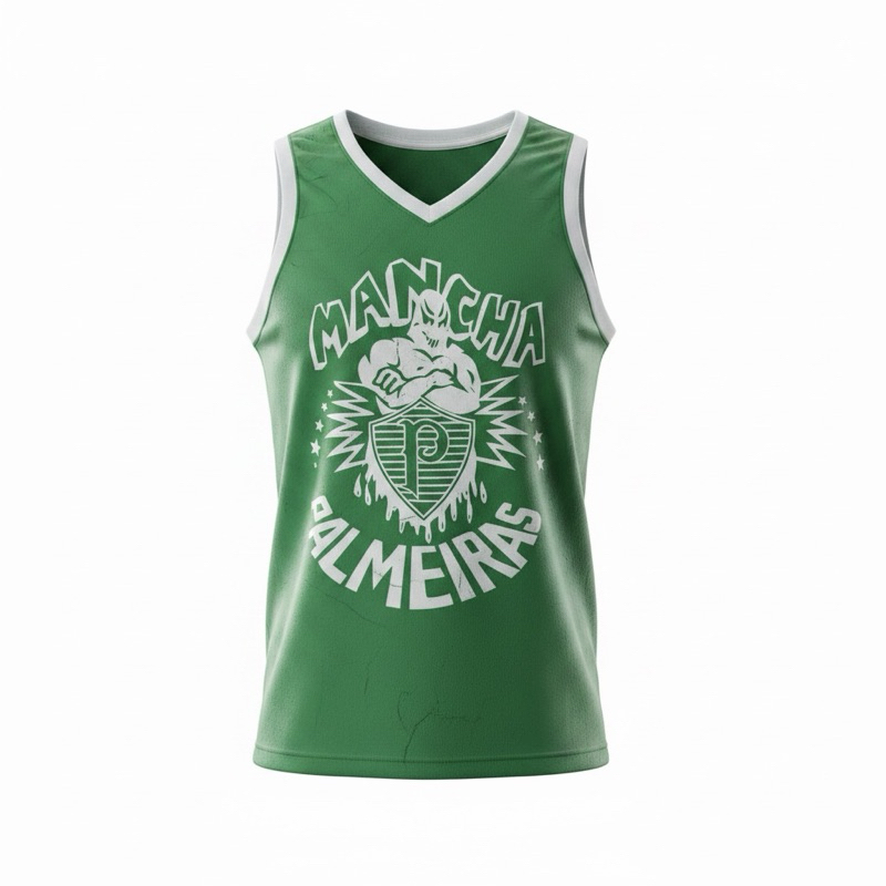 Regata Camiseta treino academia Mancha verde