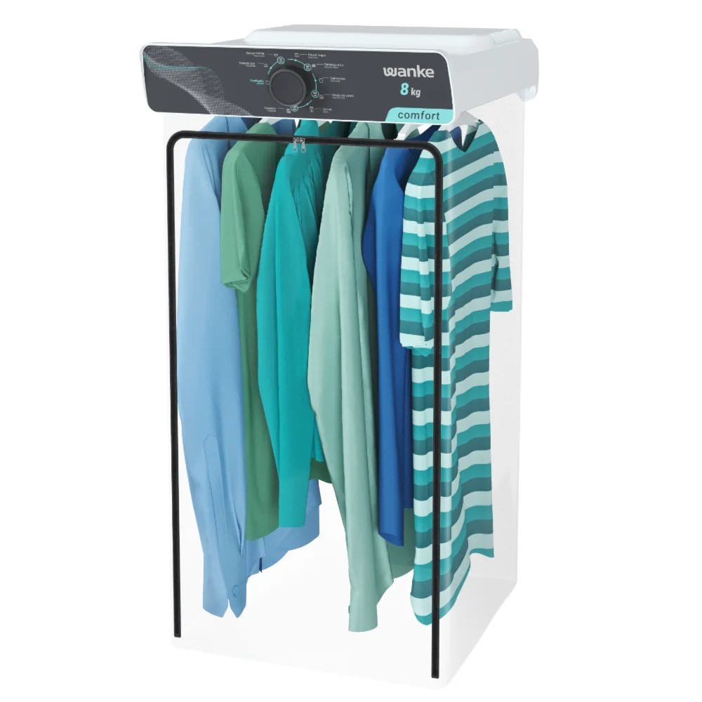 Secadora de Roupas de Parede Wanke SWCA080 Timer 120 minutos 8KG