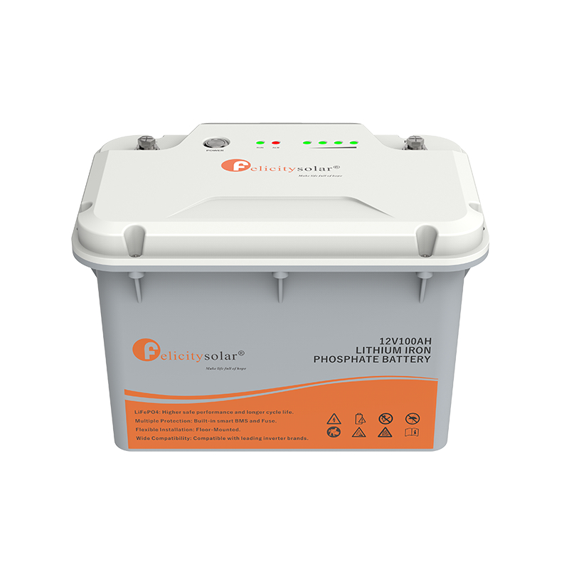 Bateria de Lítio Felicity 12v 100ah Lifepo4