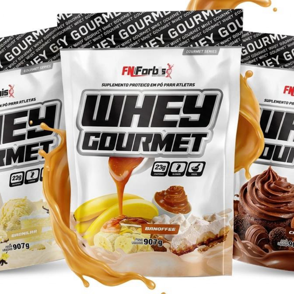 Whey Protein Gourmett 907g Diversos Sabores