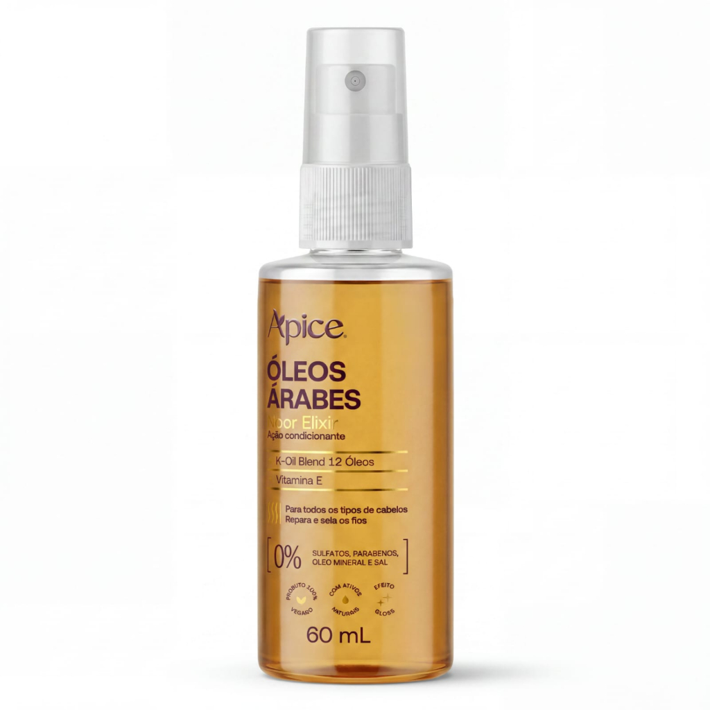 Óleos Arabes Ação Condicionante Noor Elixir Apice 60ml