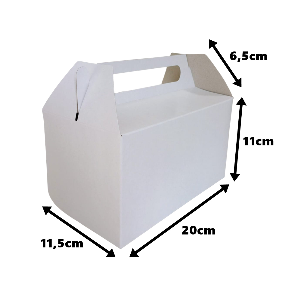 Caixa Maleta Para Lembrancinha, Delivery, Kit Lanche, Presente, Doces 10/20/25 e 30un
