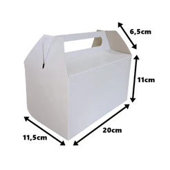 Caixa Maleta Para Lembrancinha, Delivery, Kit Lanche, Presente, Doces 10/20/25 e 30un
