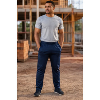 Calça Trabalho Leve Flexível Helanca Confortável Pintor Obra
