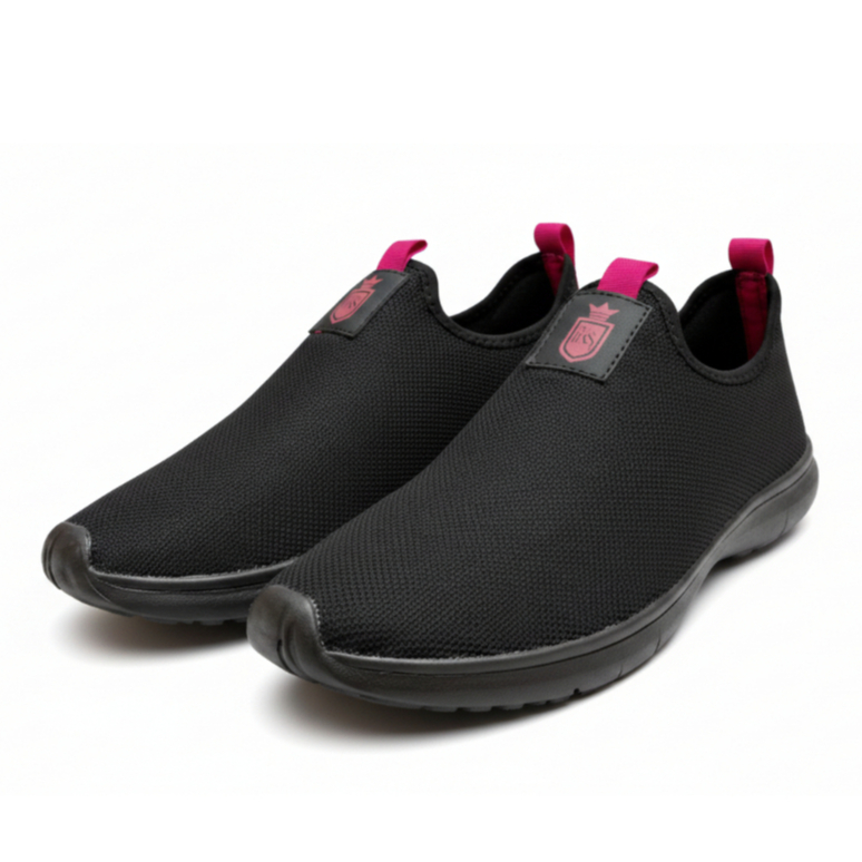 Tenis Feminino Caminhada Slip On Confortável Unissex Tênis Meia Academia Macio Calce Fácil casual