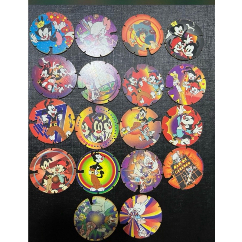 tazos Animaniacs elma chips década de 90, original- valor unitário