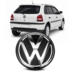 Emblema Vw Traseiro Gol 2000 a 2014 Saveiro 2006 A 2010 Cromado