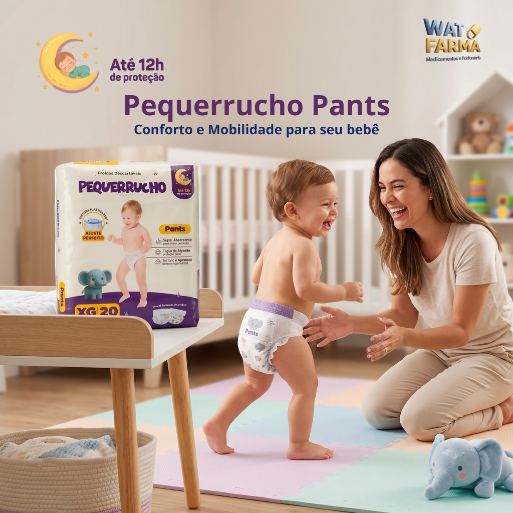 Fralda Pequerrucho Pants Shortinho (Tamanhos M, G e EX)
