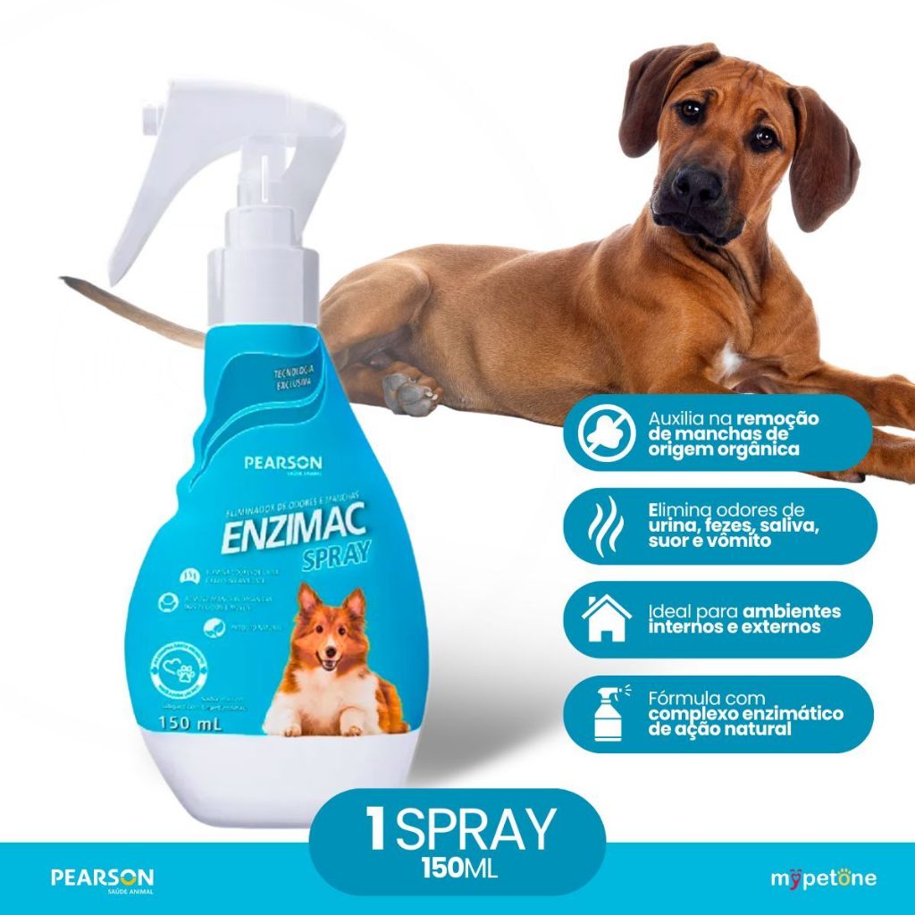 Enzimac Spray Pearson para Cães - 150 mL
