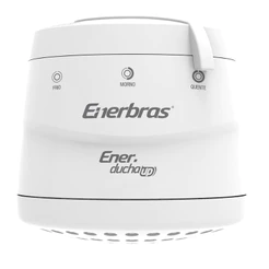Chuveiro Elétrico Enerbras Enerducha UP Preto / Branco 127V ou 220V 3 Temperaturas 5500W