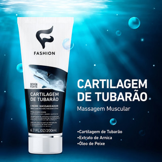 Creme Massageador Cartilagem de Tubarão Fashion 200ml