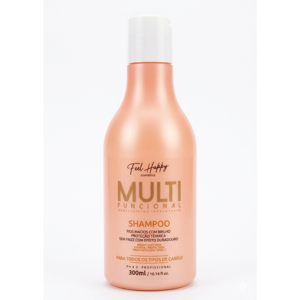 Shampoo Multi Funcional 300ml Feel Happy