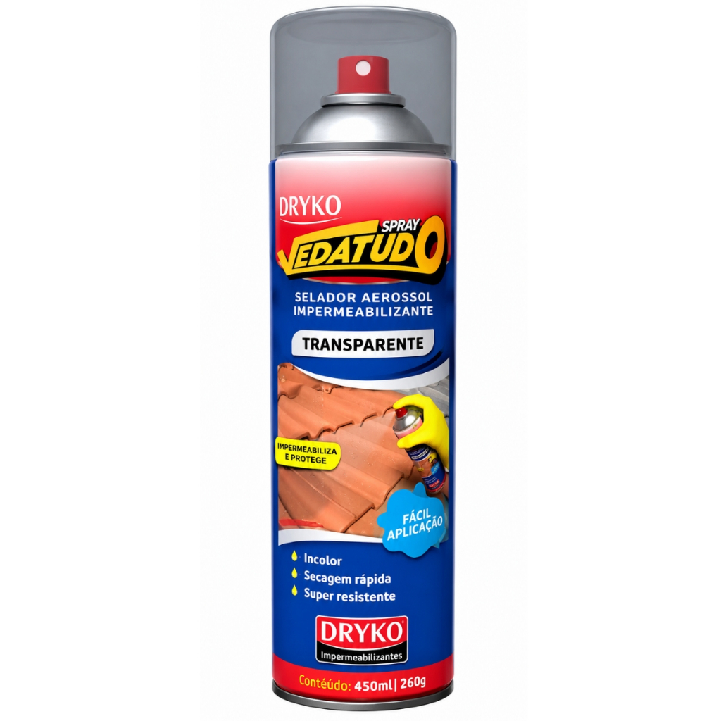 Spray Vedatudo Impermeável Transparente Dryko