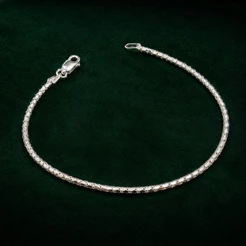 Pulseira Abrilhantada Prata 925 Feminina Sofisticada