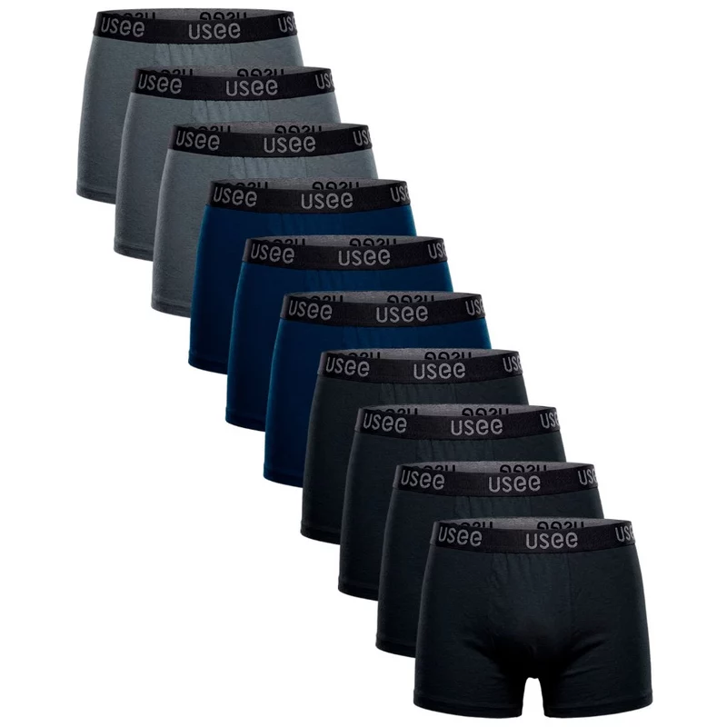 "Desconto Imperdível: 10 Cuecas Boxer! 🩲"