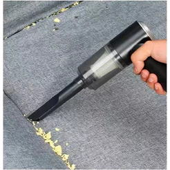 Mini Aspirador de Pó para Carro e Casa Portátil 3 em 1 Potente USB Recarregável