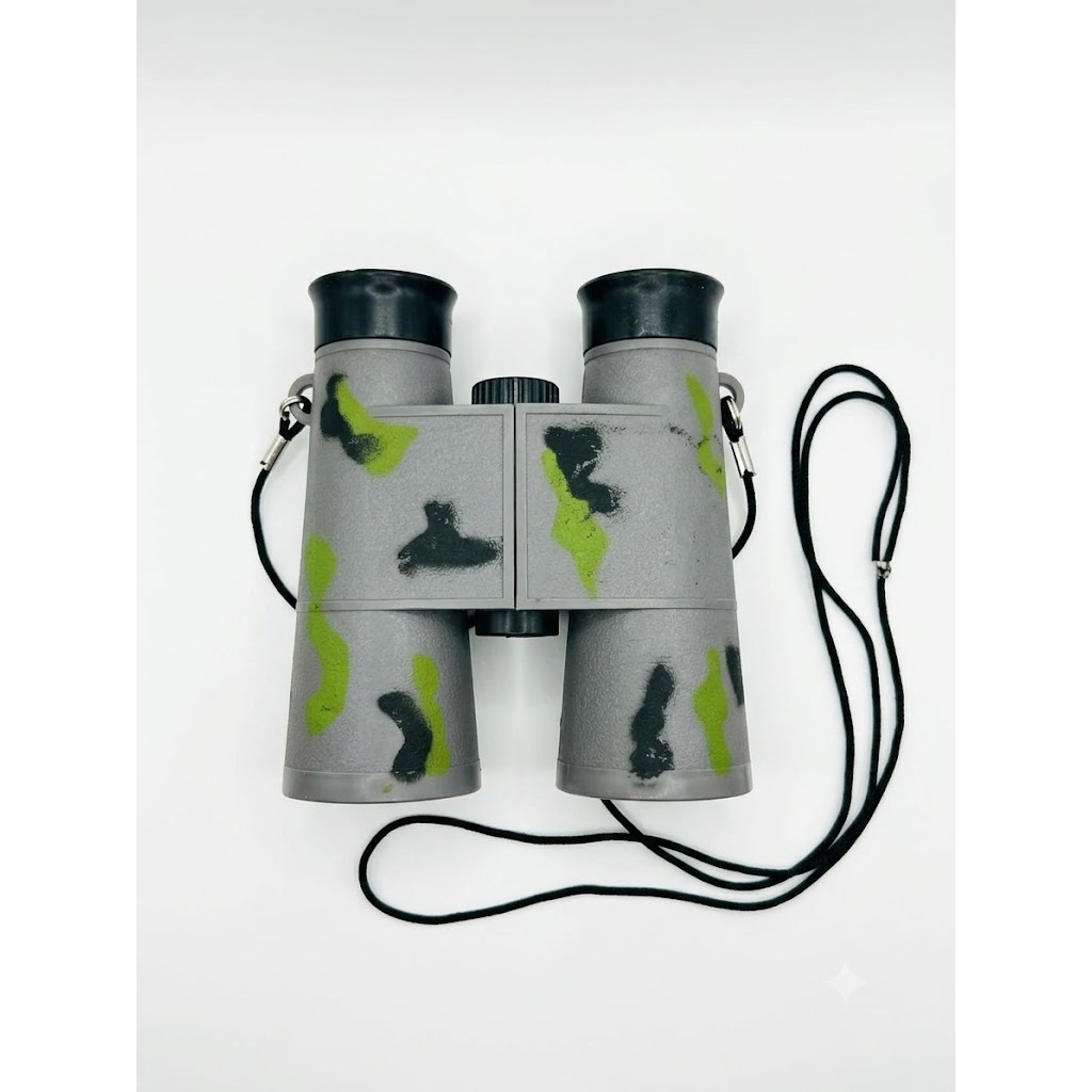 Binóculo Infantil 6x35mm Brinquedo Explorador Camuflado Aventura Presente Menino Menina