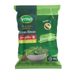Snack Ervas Finas Sem Glúten Vitao 40 g
