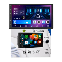Multimídia 7 2din 2gb 32gb Android 12 Carplay Android Auto H-Tech