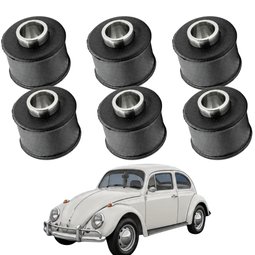 Bucha ( Jogo ) Borracha Amortecedor Fusca Brasilia Kombi
