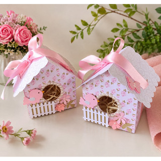 kit 4 caixas casinha jardim encantado/jardim de borboletas/ lembrancinha.