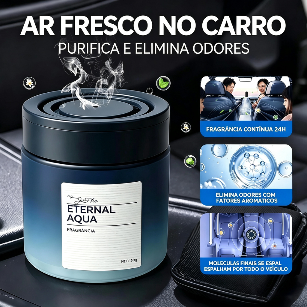 Perfume Sólido Automotivo Elimina Maus Odores Aroma Refrescante de Longa Duração - E11