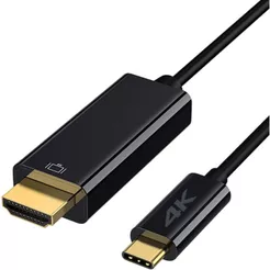 CABO HDMI USB-C TIPO C 4K 1.8Metros Espelhamento de Tela para Notebook Celular Tablet TV Monitor