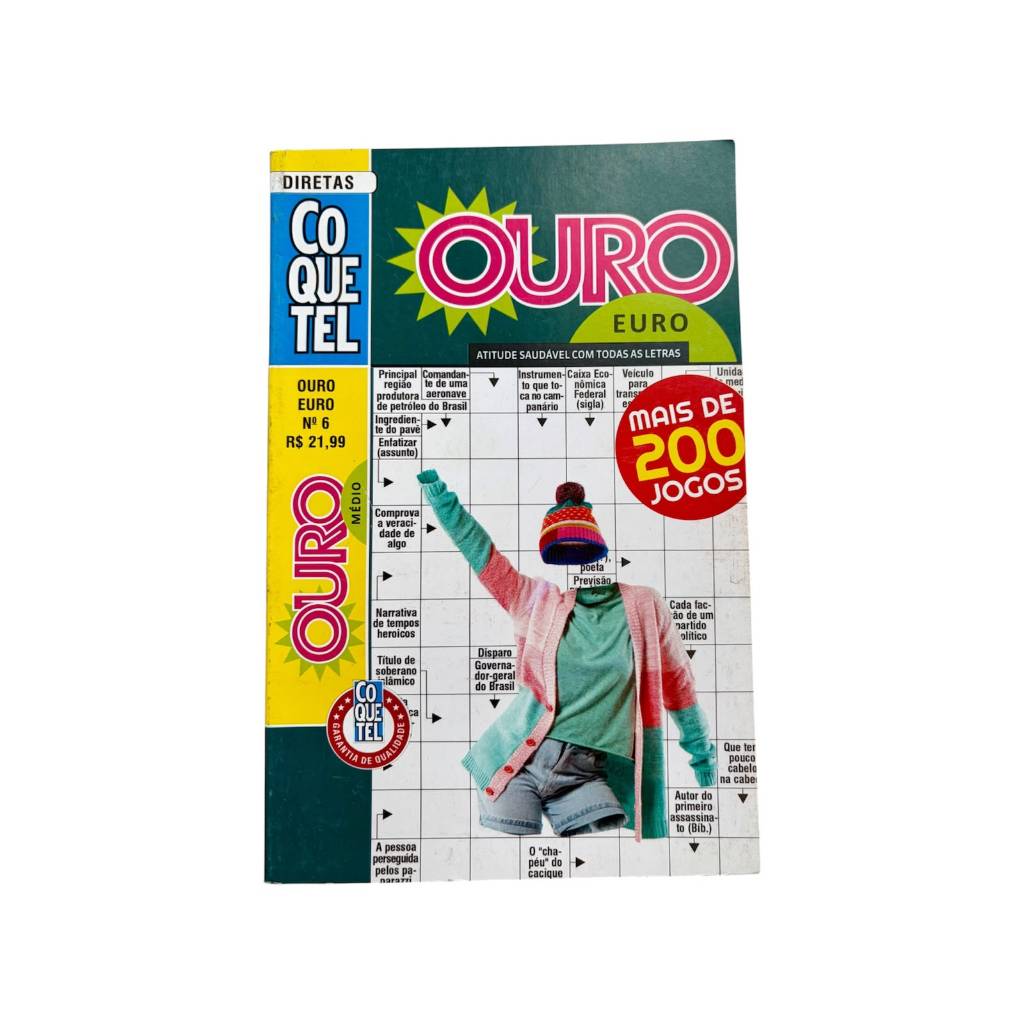 Livro Coquetel Ouro Dólar - nível médio N° 06 (novo)