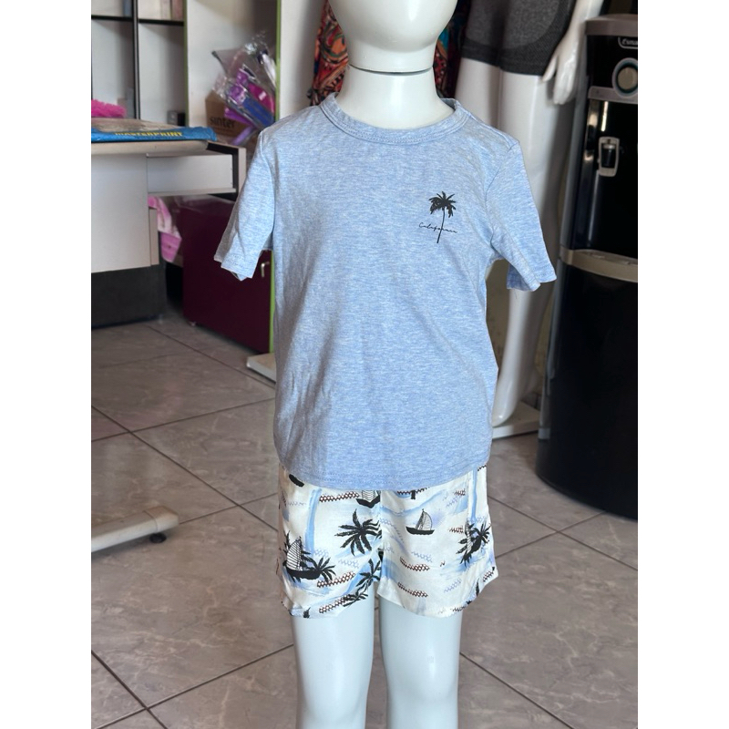 conjunto infantil masculino verão tropical