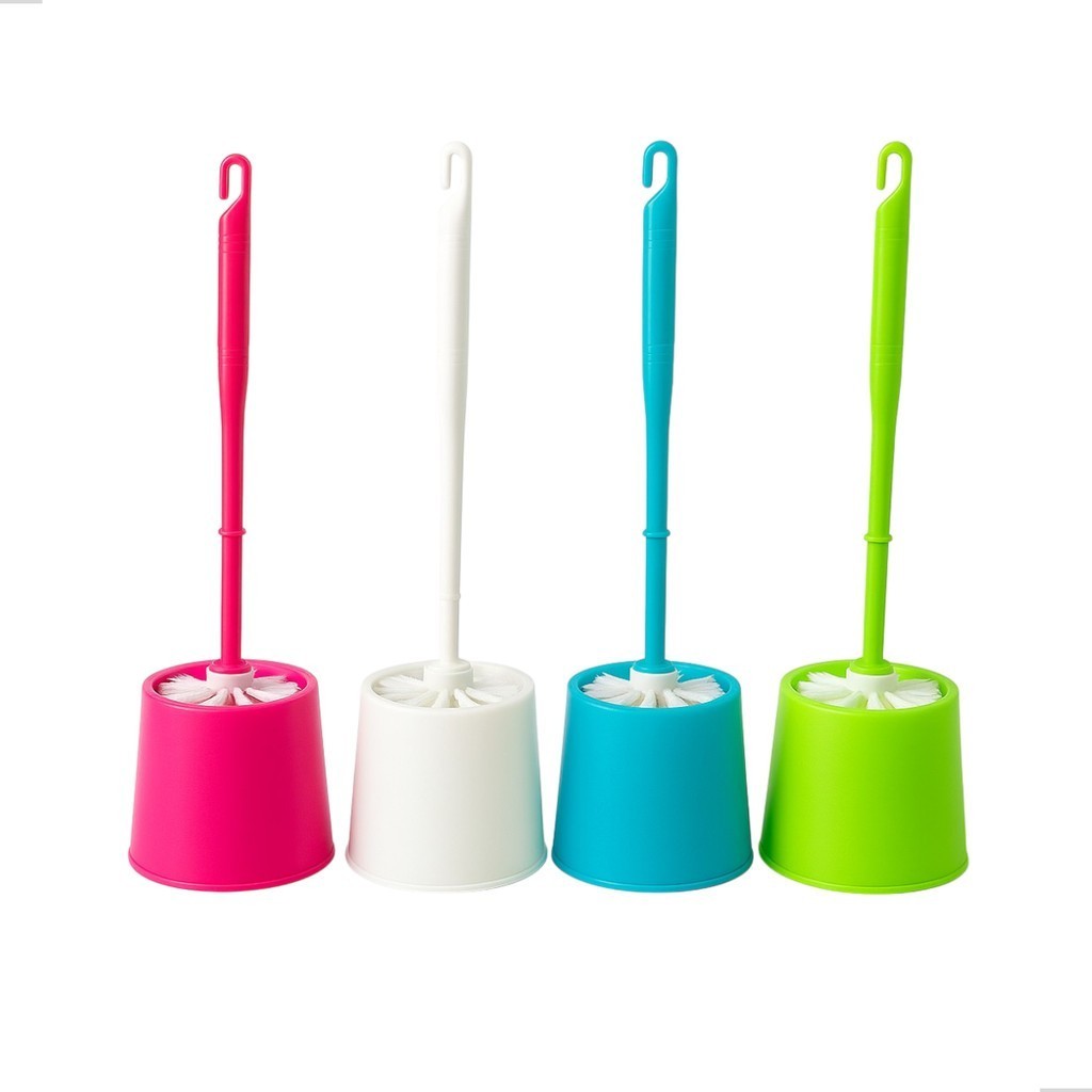 Escova Sanitária Com Suporte De Plástico Redondo Colores
