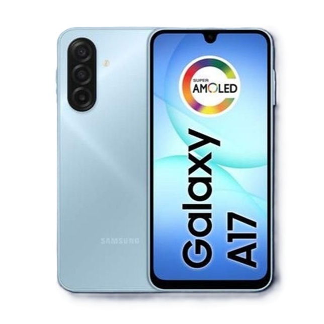 Samsung Galaxy A17 4G 128GB 4GB RAM Tela Super AMOLED 90Hz NFC Android 15 Azul