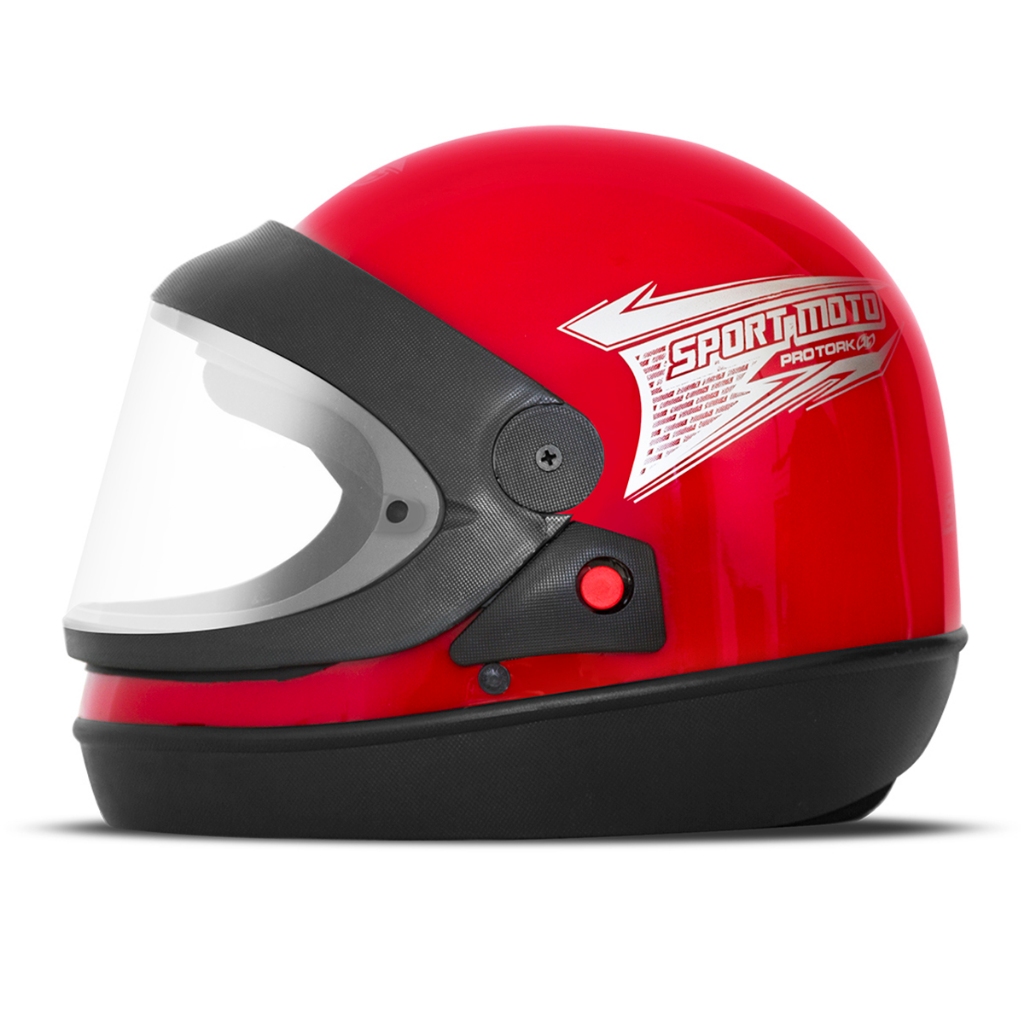 Capacete Moto Fechado Pro Tork Sport Moto Light Masculino e Feminino Integral Co