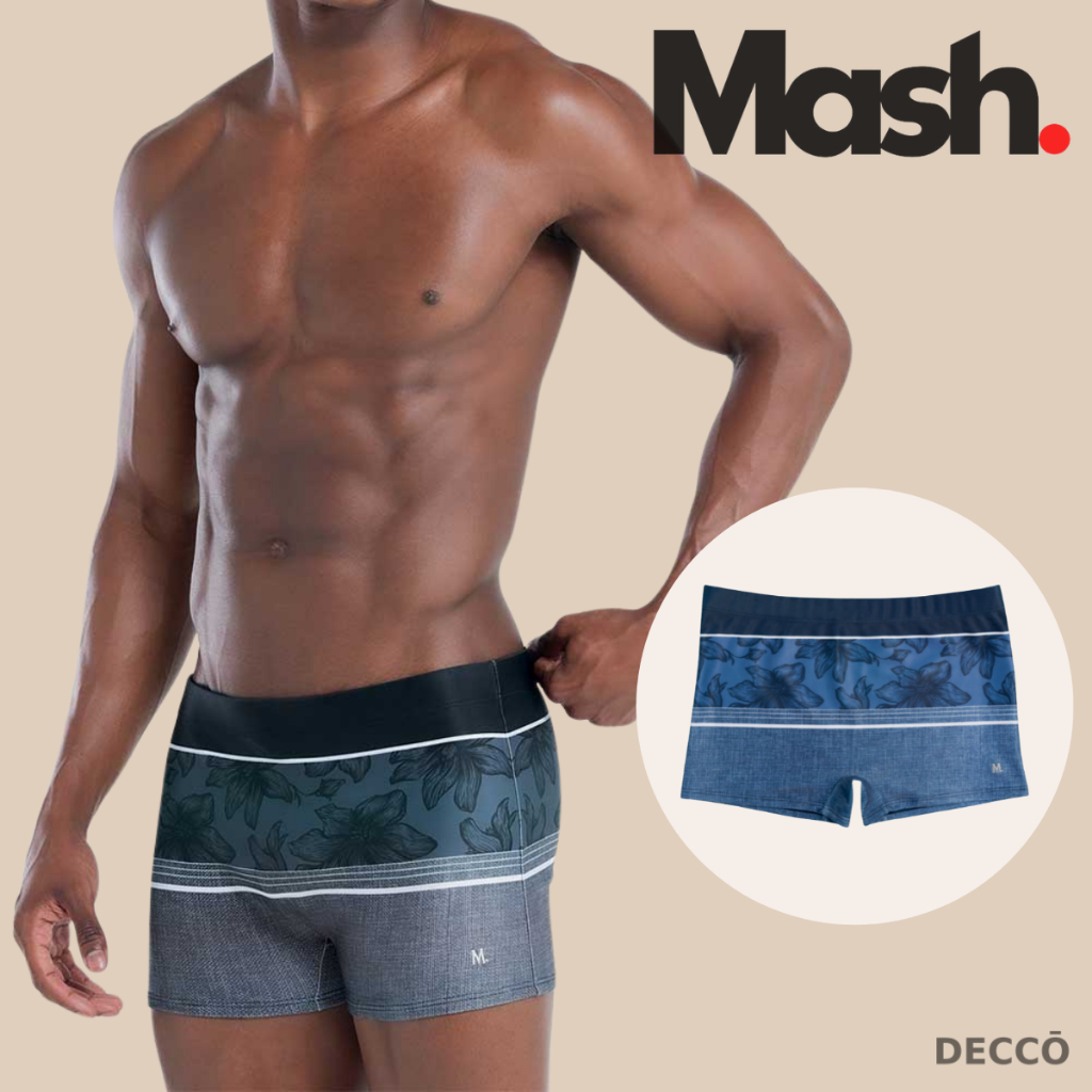Sunga Masculina Boxer Floral Exclusiva Com Estilo Conforto E Ajuste Perfeito