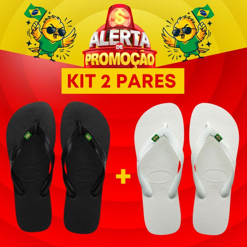 Chinelo Bandeira do Brasil Premium Unissex 100% Borracha SBR Confortável Resistente Durável Macio Casual Pronta Entrega