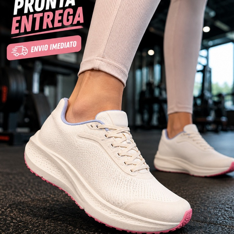 Tenis Feminino Esportivo Para Leve Confortável Academia Corrida Crossfit Corrida Envio Imediato